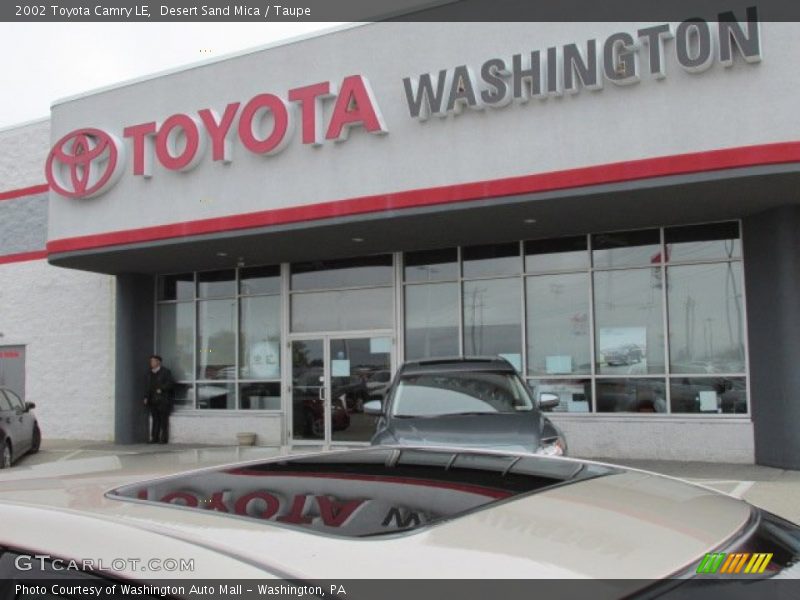 Desert Sand Mica / Taupe 2002 Toyota Camry LE