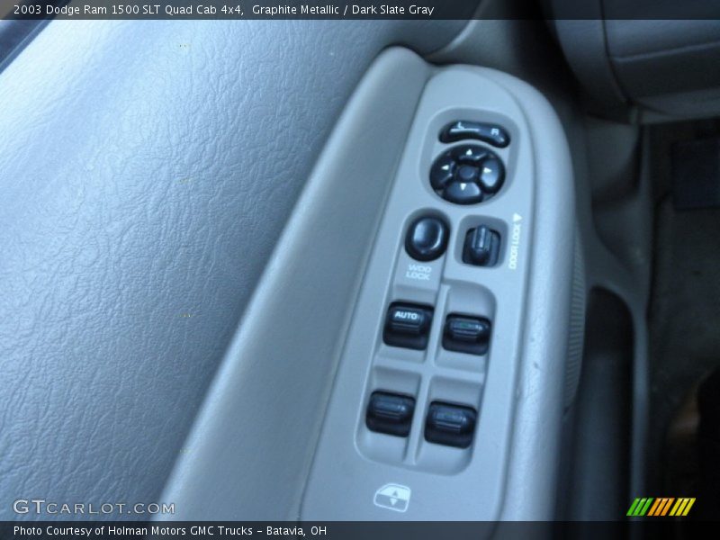 Graphite Metallic / Dark Slate Gray 2003 Dodge Ram 1500 SLT Quad Cab 4x4