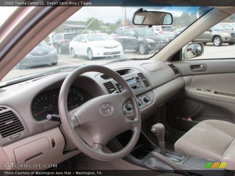 Dashboard of 2002 Camry LE