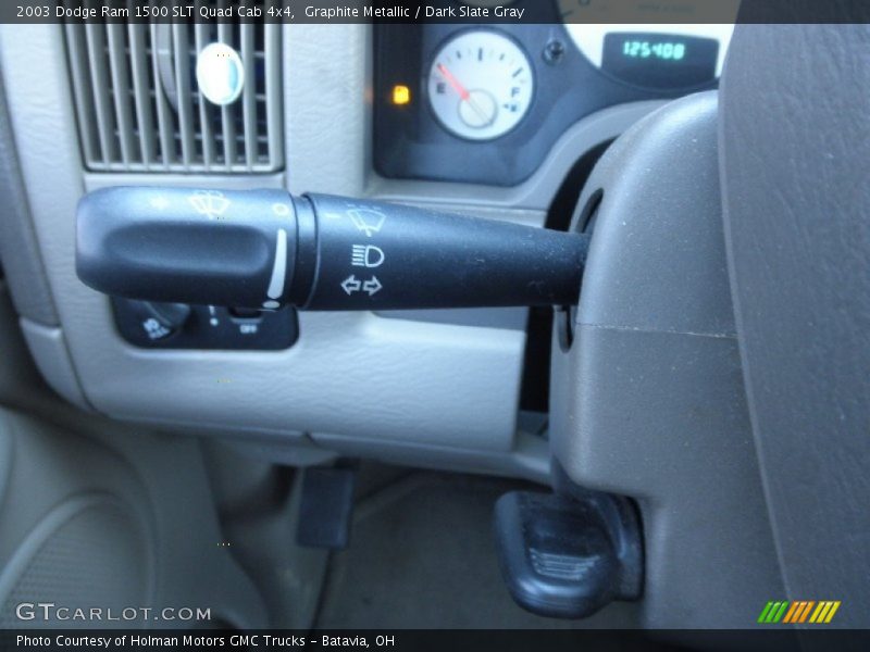Graphite Metallic / Dark Slate Gray 2003 Dodge Ram 1500 SLT Quad Cab 4x4
