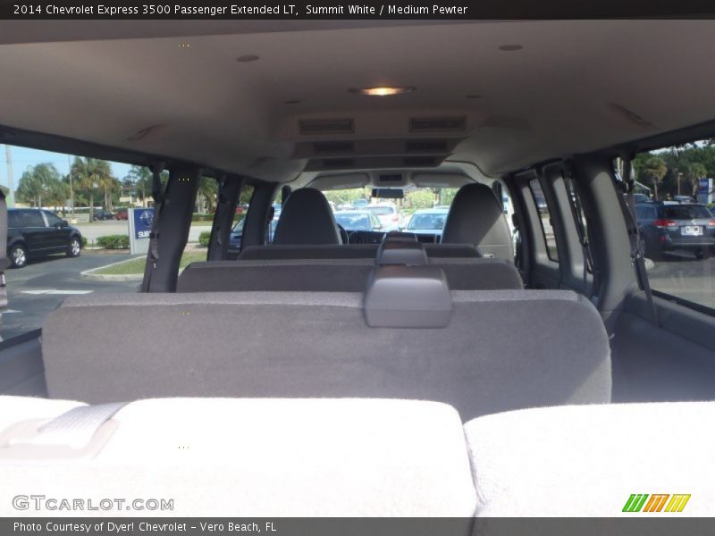 Summit White / Medium Pewter 2014 Chevrolet Express 3500 Passenger Extended LT