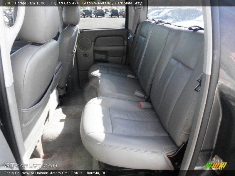 Graphite Metallic / Dark Slate Gray 2003 Dodge Ram 1500 SLT Quad Cab 4x4