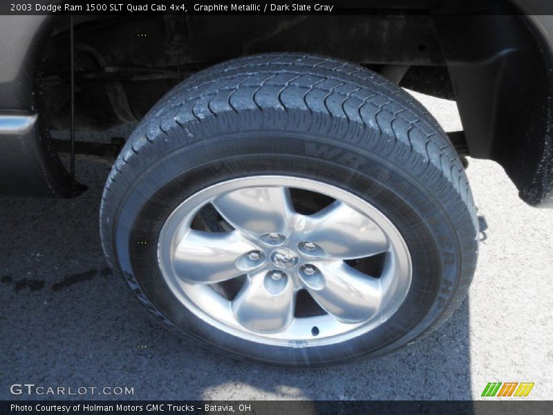 Graphite Metallic / Dark Slate Gray 2003 Dodge Ram 1500 SLT Quad Cab 4x4