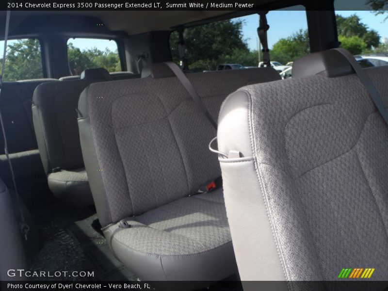 Summit White / Medium Pewter 2014 Chevrolet Express 3500 Passenger Extended LT