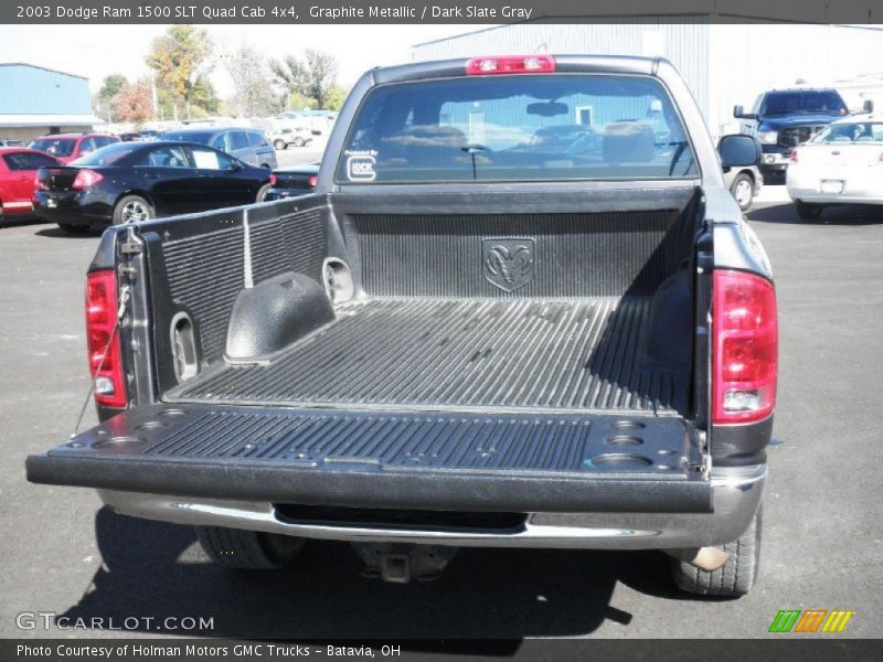 Graphite Metallic / Dark Slate Gray 2003 Dodge Ram 1500 SLT Quad Cab 4x4