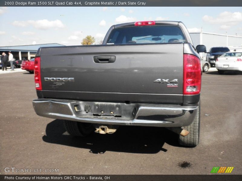 Graphite Metallic / Dark Slate Gray 2003 Dodge Ram 1500 SLT Quad Cab 4x4