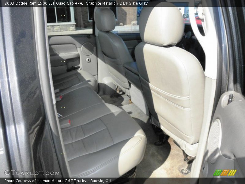 Graphite Metallic / Dark Slate Gray 2003 Dodge Ram 1500 SLT Quad Cab 4x4