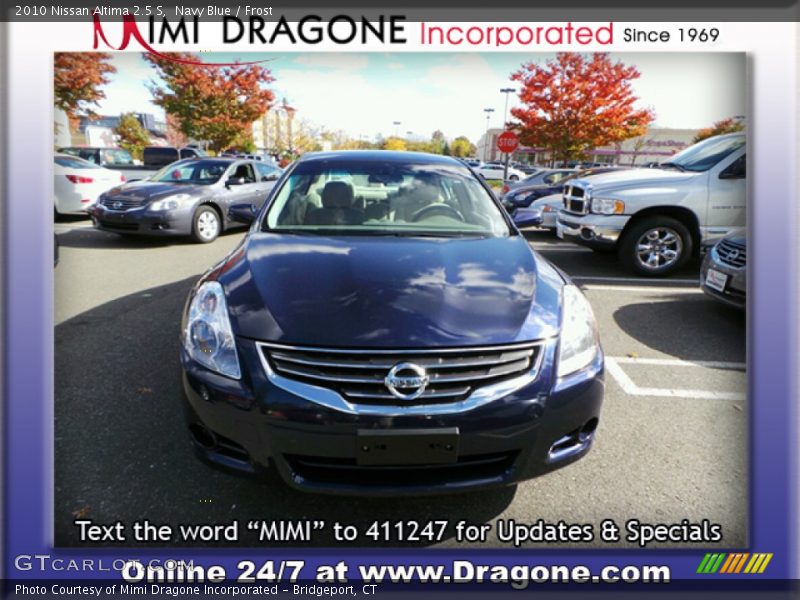 Navy Blue / Frost 2010 Nissan Altima 2.5 S