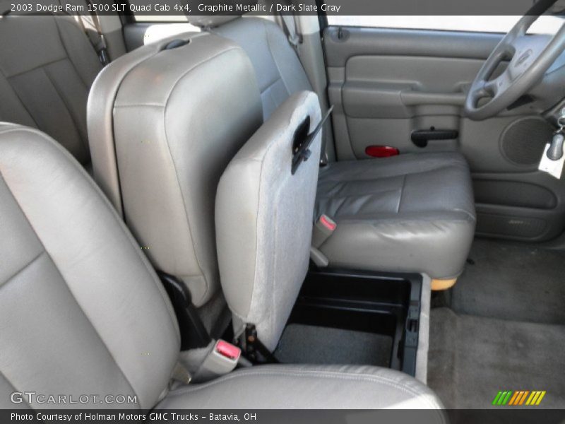 Graphite Metallic / Dark Slate Gray 2003 Dodge Ram 1500 SLT Quad Cab 4x4