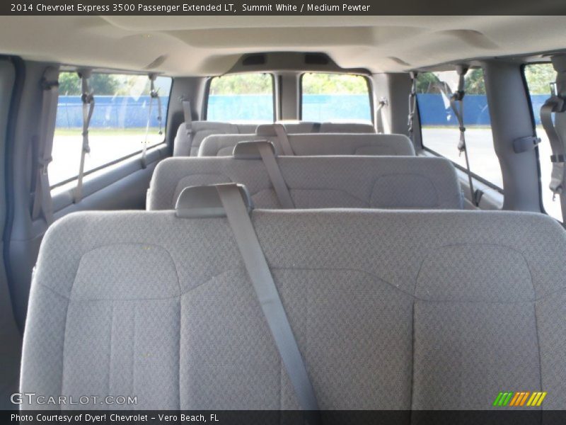 Summit White / Medium Pewter 2014 Chevrolet Express 3500 Passenger Extended LT