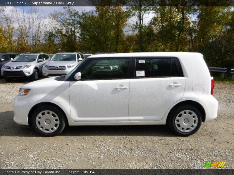 Super White / Dark Gray 2013 Scion xB