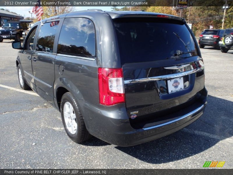 Dark Charcoal Pearl / Black/Light Graystone 2012 Chrysler Town & Country Touring