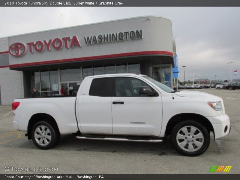 Super White / Graphite Gray 2010 Toyota Tundra SR5 Double Cab