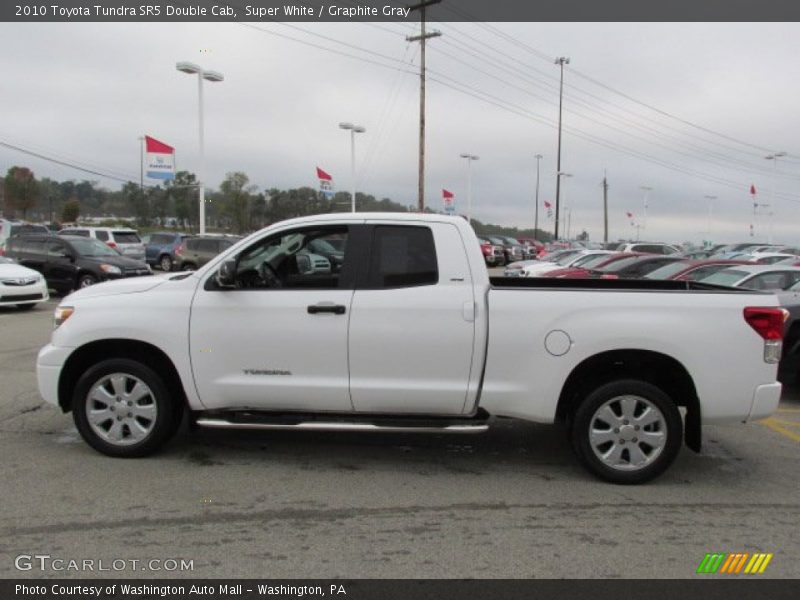 Super White / Graphite Gray 2010 Toyota Tundra SR5 Double Cab