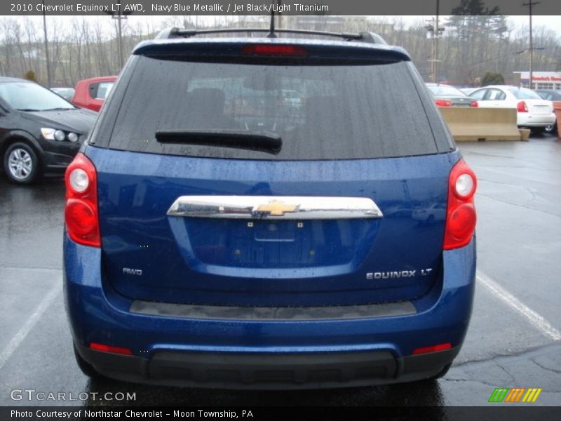 Navy Blue Metallic / Jet Black/Light Titanium 2010 Chevrolet Equinox LT AWD