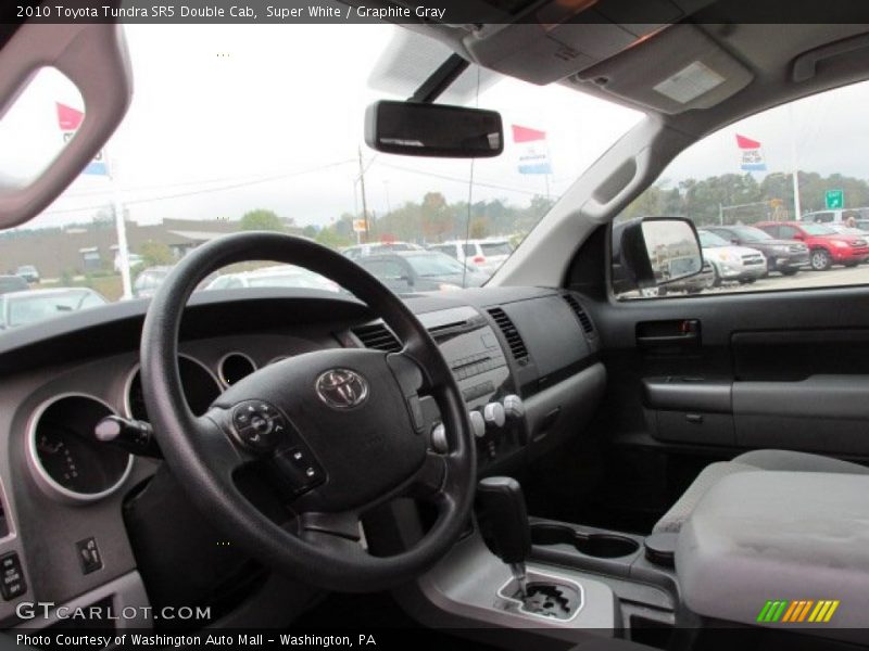 Super White / Graphite Gray 2010 Toyota Tundra SR5 Double Cab