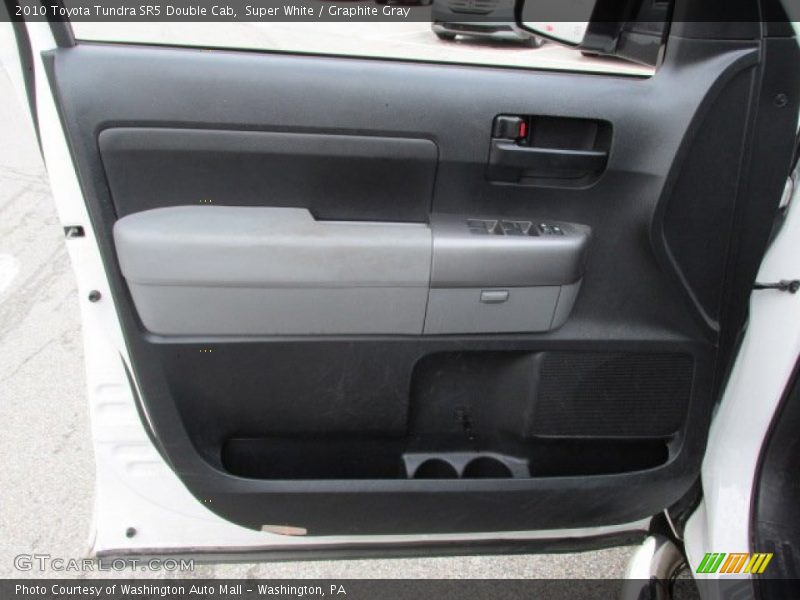 Super White / Graphite Gray 2010 Toyota Tundra SR5 Double Cab