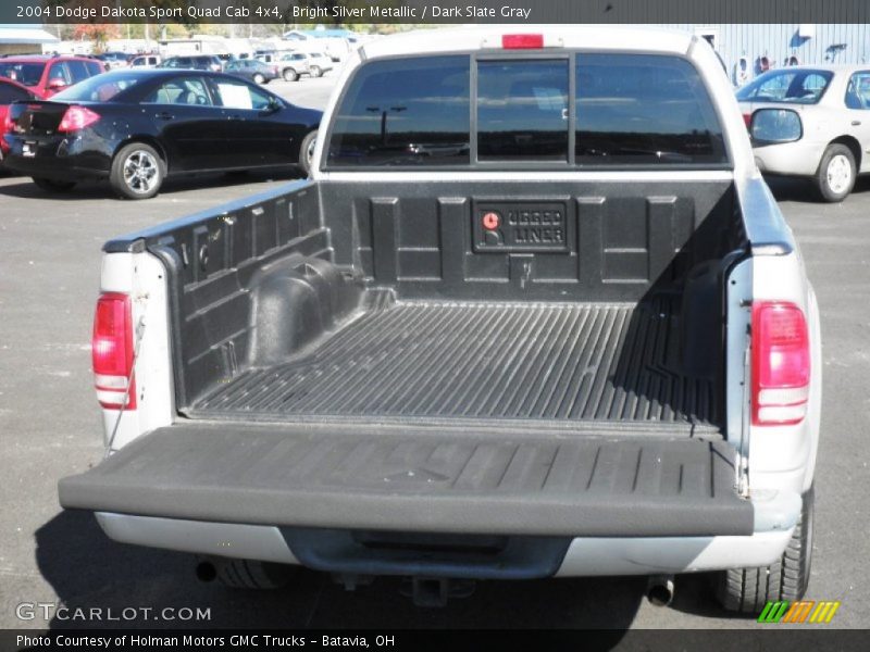 Bright Silver Metallic / Dark Slate Gray 2004 Dodge Dakota Sport Quad Cab 4x4