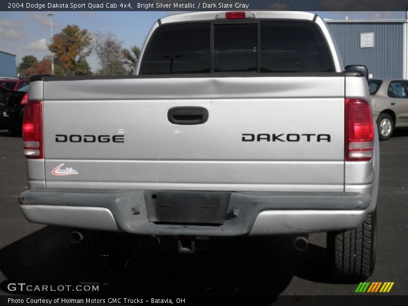 Bright Silver Metallic / Dark Slate Gray 2004 Dodge Dakota Sport Quad Cab 4x4