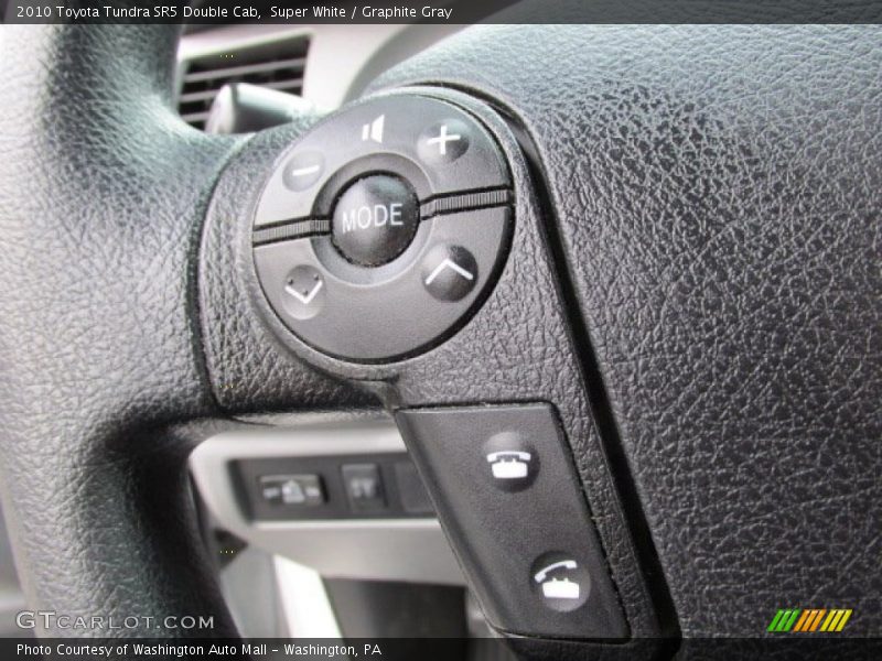 Super White / Graphite Gray 2010 Toyota Tundra SR5 Double Cab