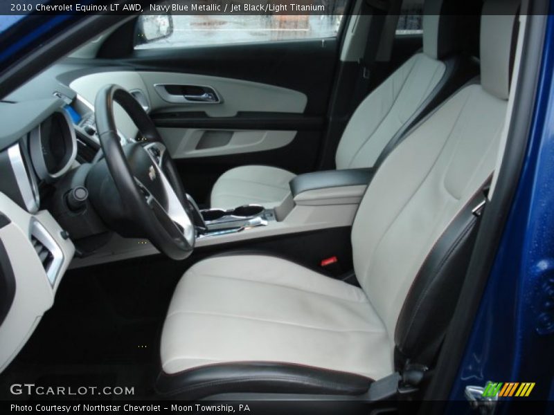 Navy Blue Metallic / Jet Black/Light Titanium 2010 Chevrolet Equinox LT AWD