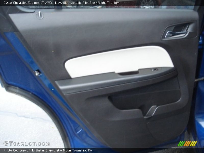 Navy Blue Metallic / Jet Black/Light Titanium 2010 Chevrolet Equinox LT AWD