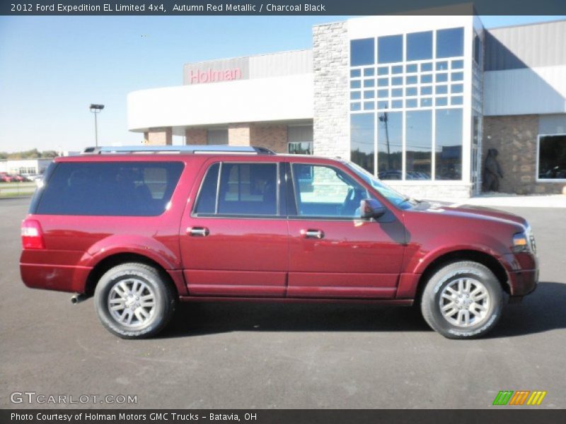 Autumn Red Metallic / Charcoal Black 2012 Ford Expedition EL Limited 4x4