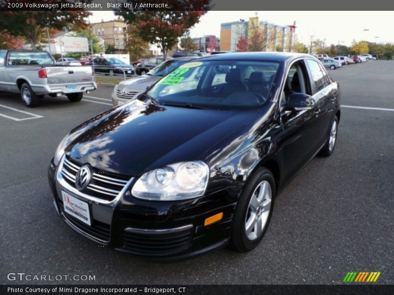 Black Uni / Anthracite 2009 Volkswagen Jetta SE Sedan
