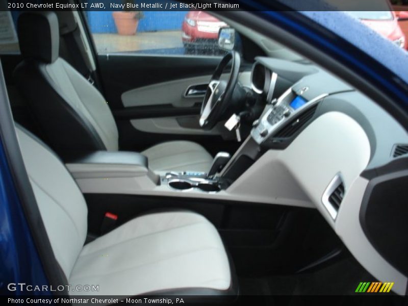 Navy Blue Metallic / Jet Black/Light Titanium 2010 Chevrolet Equinox LT AWD