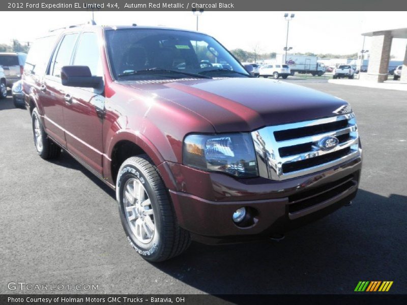 Autumn Red Metallic / Charcoal Black 2012 Ford Expedition EL Limited 4x4