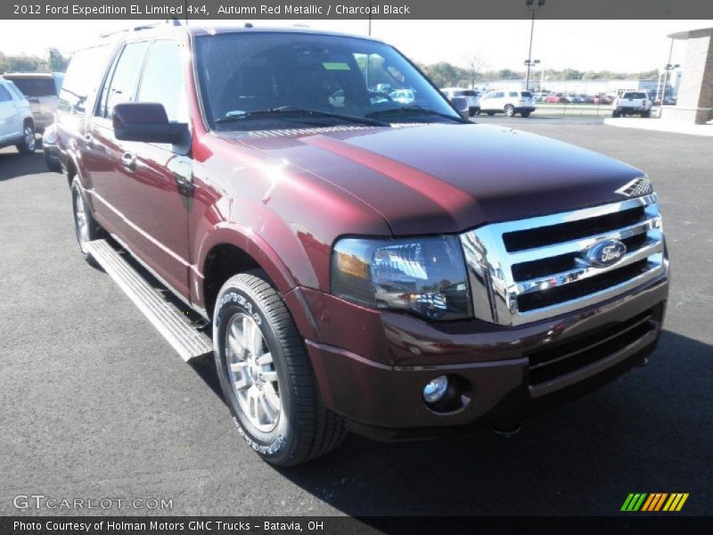 Autumn Red Metallic / Charcoal Black 2012 Ford Expedition EL Limited 4x4