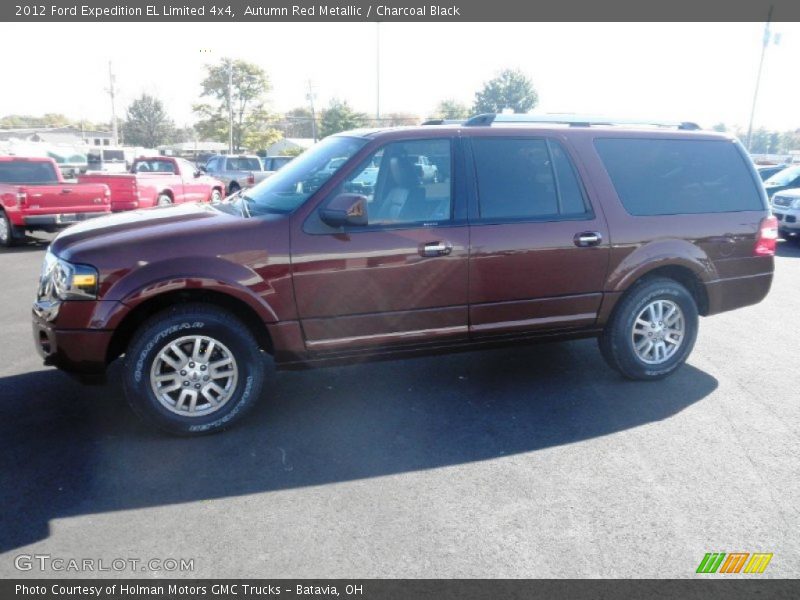 Autumn Red Metallic / Charcoal Black 2012 Ford Expedition EL Limited 4x4