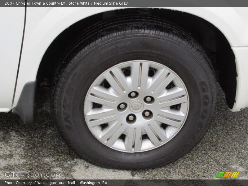 Stone White / Medium Slate Gray 2007 Chrysler Town & Country LX