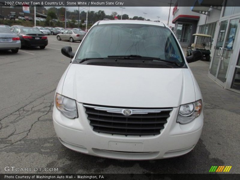 Stone White / Medium Slate Gray 2007 Chrysler Town & Country LX