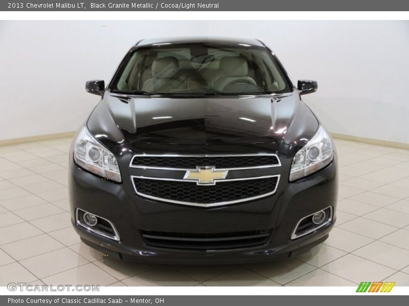 Black Granite Metallic / Cocoa/Light Neutral 2013 Chevrolet Malibu LT