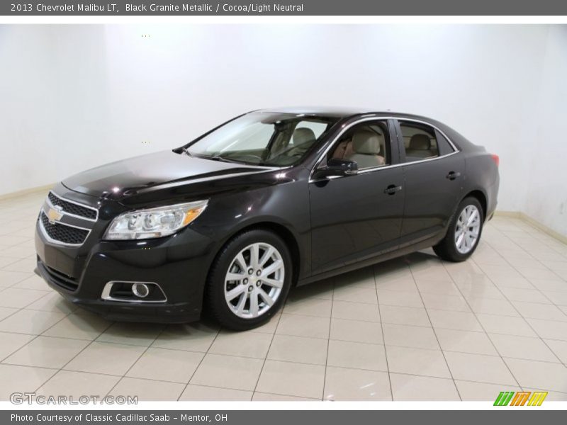 Black Granite Metallic / Cocoa/Light Neutral 2013 Chevrolet Malibu LT
