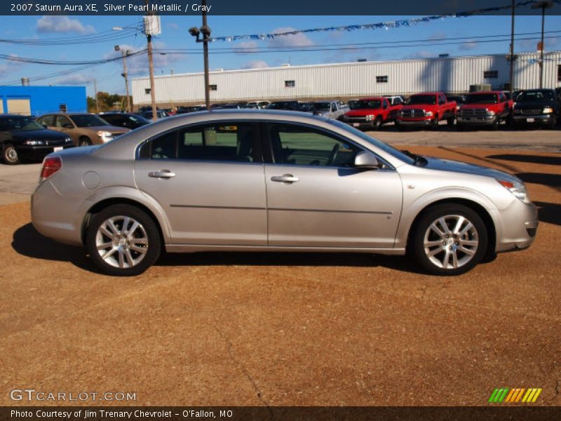 Silver Pearl Metallic / Gray 2007 Saturn Aura XE