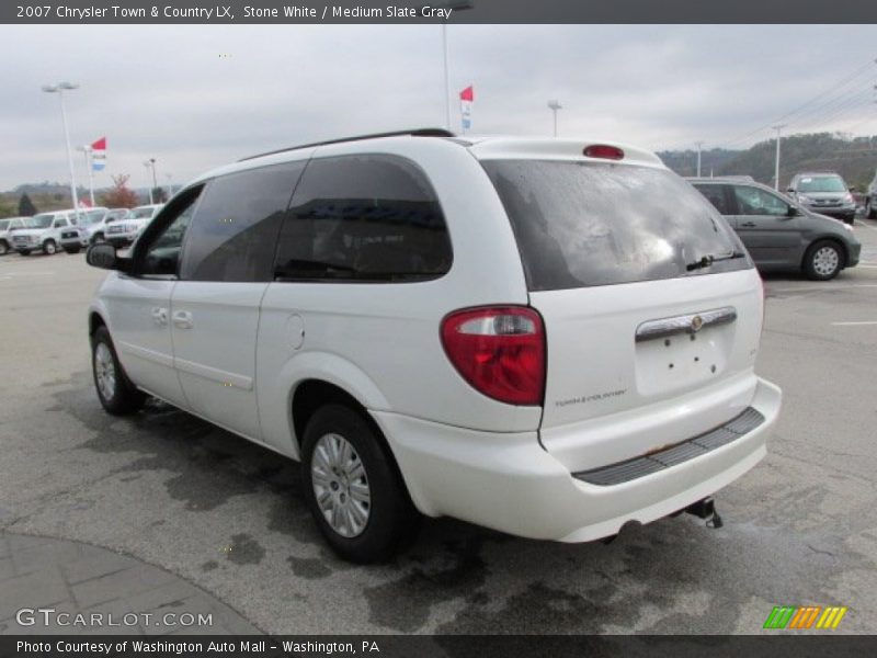 Stone White / Medium Slate Gray 2007 Chrysler Town & Country LX