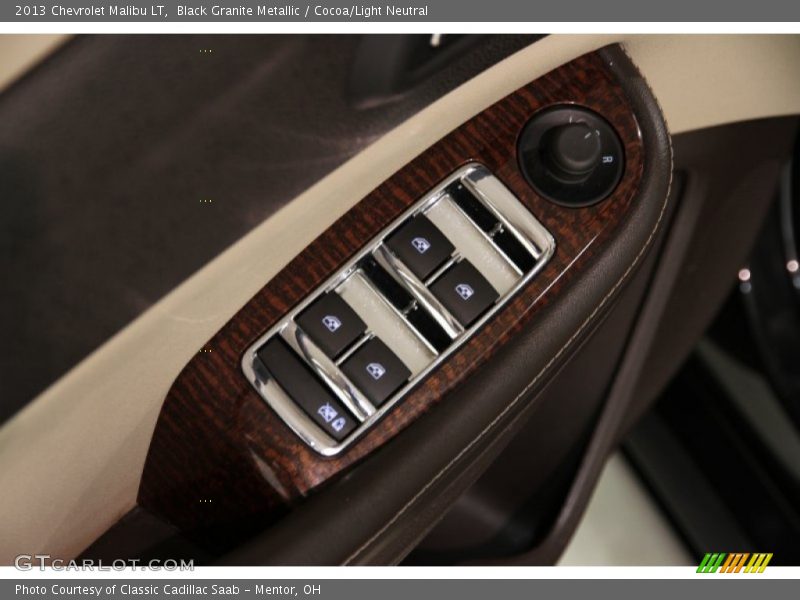 Black Granite Metallic / Cocoa/Light Neutral 2013 Chevrolet Malibu LT