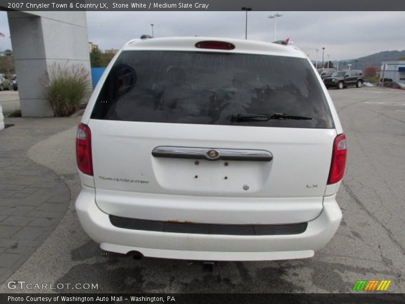 Stone White / Medium Slate Gray 2007 Chrysler Town & Country LX