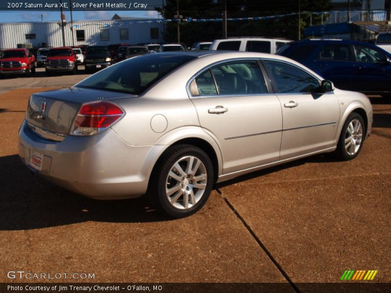 Silver Pearl Metallic / Gray 2007 Saturn Aura XE