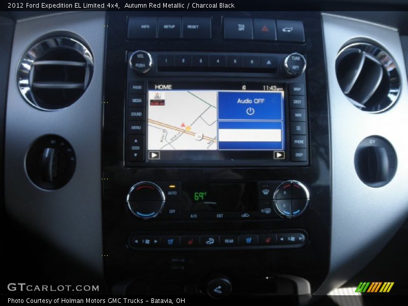 Autumn Red Metallic / Charcoal Black 2012 Ford Expedition EL Limited 4x4