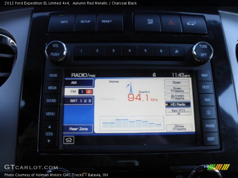 Autumn Red Metallic / Charcoal Black 2012 Ford Expedition EL Limited 4x4