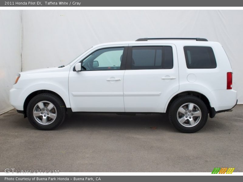 Taffeta White / Gray 2011 Honda Pilot EX