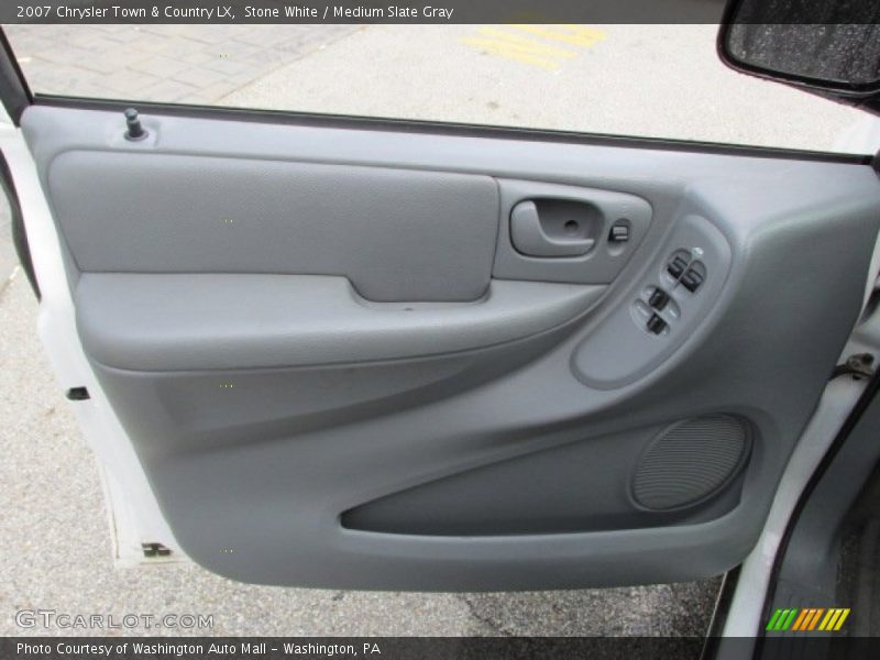 Stone White / Medium Slate Gray 2007 Chrysler Town & Country LX
