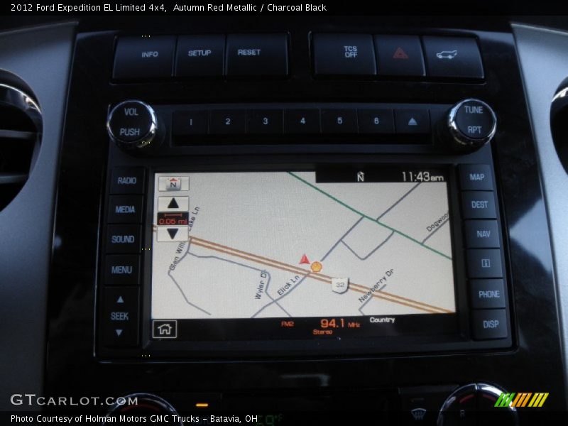 Autumn Red Metallic / Charcoal Black 2012 Ford Expedition EL Limited 4x4