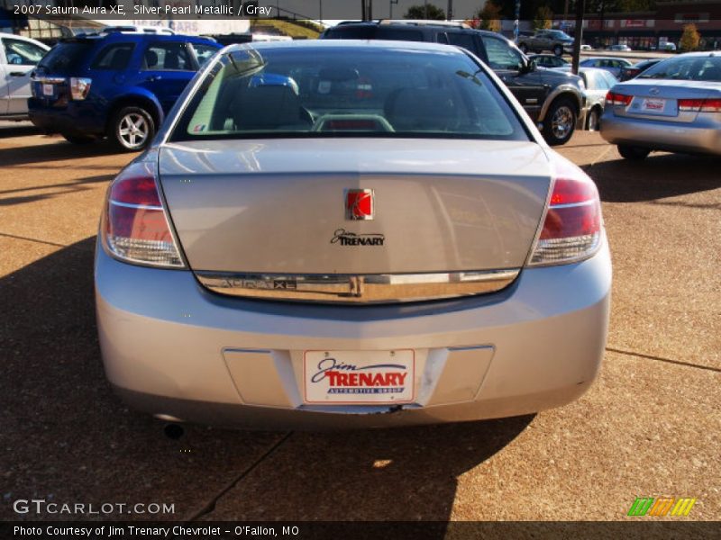 Silver Pearl Metallic / Gray 2007 Saturn Aura XE