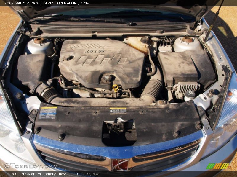Silver Pearl Metallic / Gray 2007 Saturn Aura XE