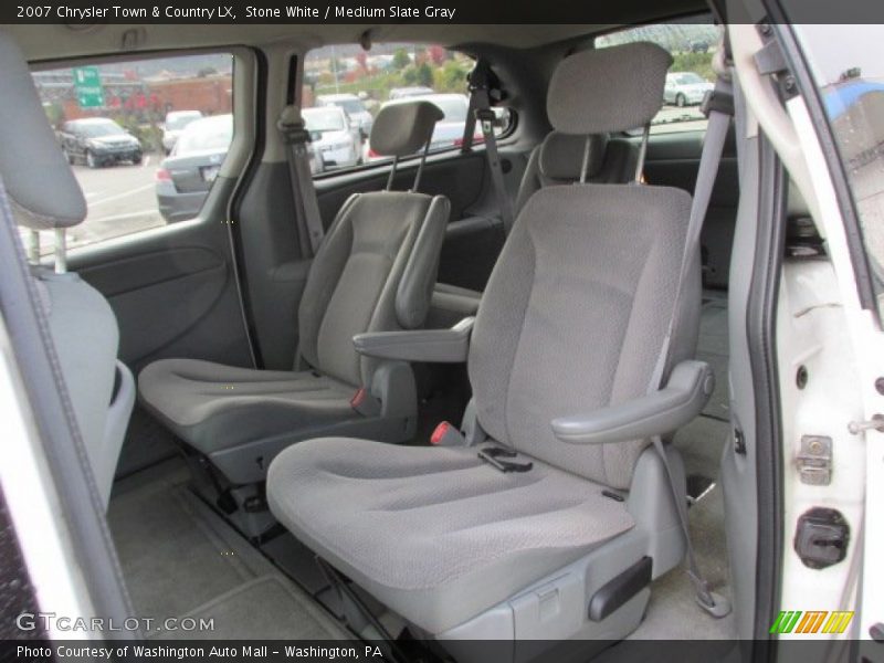 Stone White / Medium Slate Gray 2007 Chrysler Town & Country LX