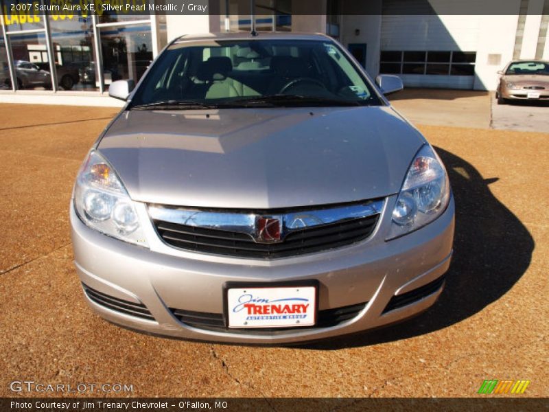 Silver Pearl Metallic / Gray 2007 Saturn Aura XE
